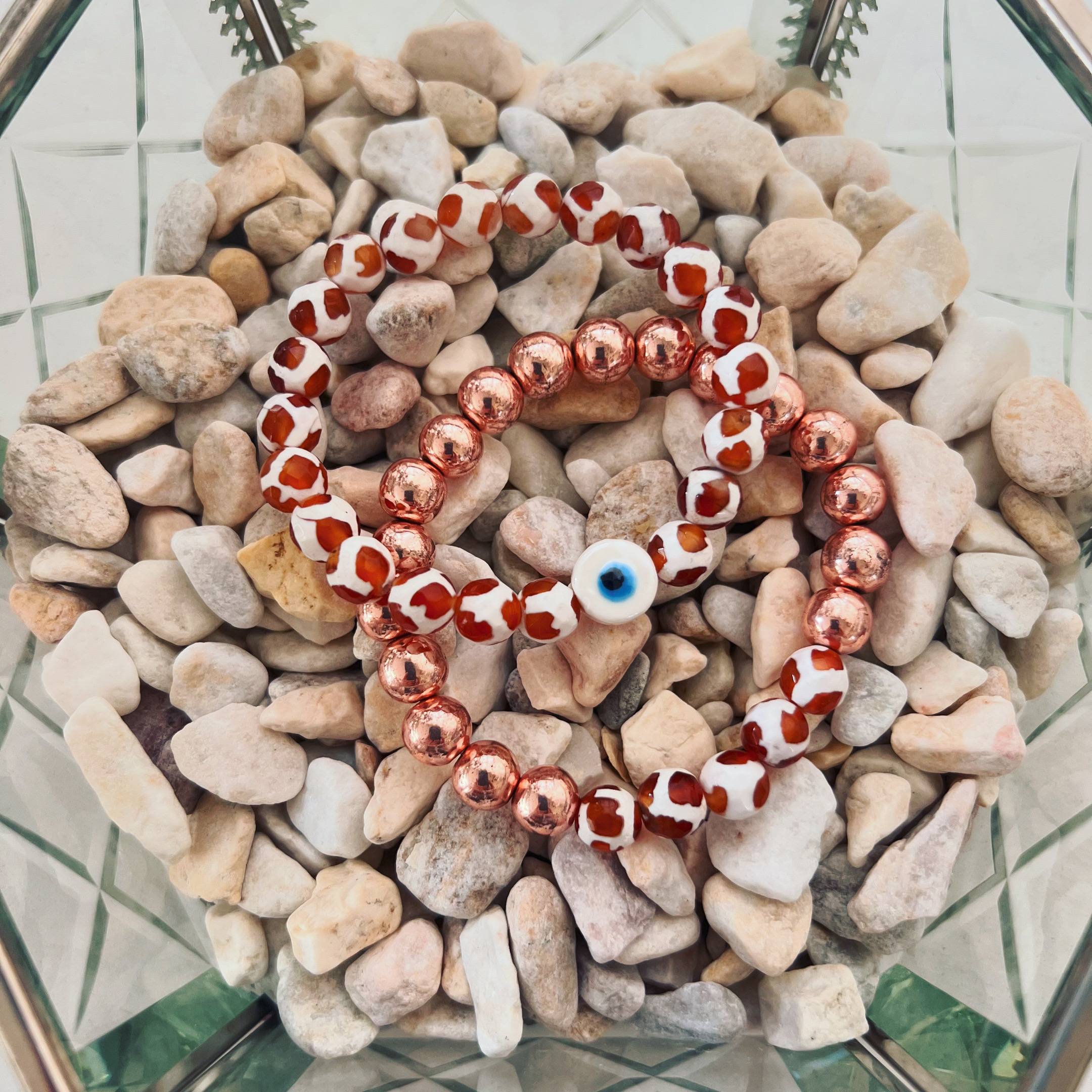 Rose Gold Tibetan Duo